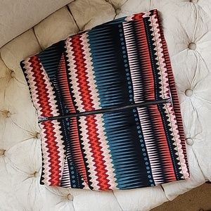 ZIPPER Skirt with awesome print